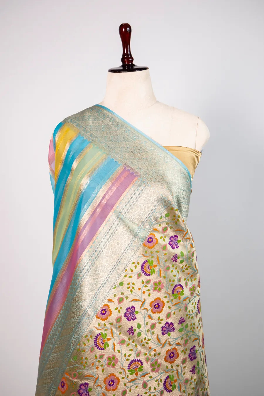 Rangkat Kora Banarasi Silk Saree