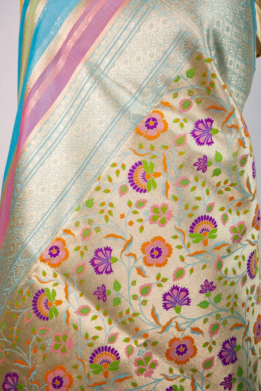 Rangkat Kora Banarasi Silk Saree