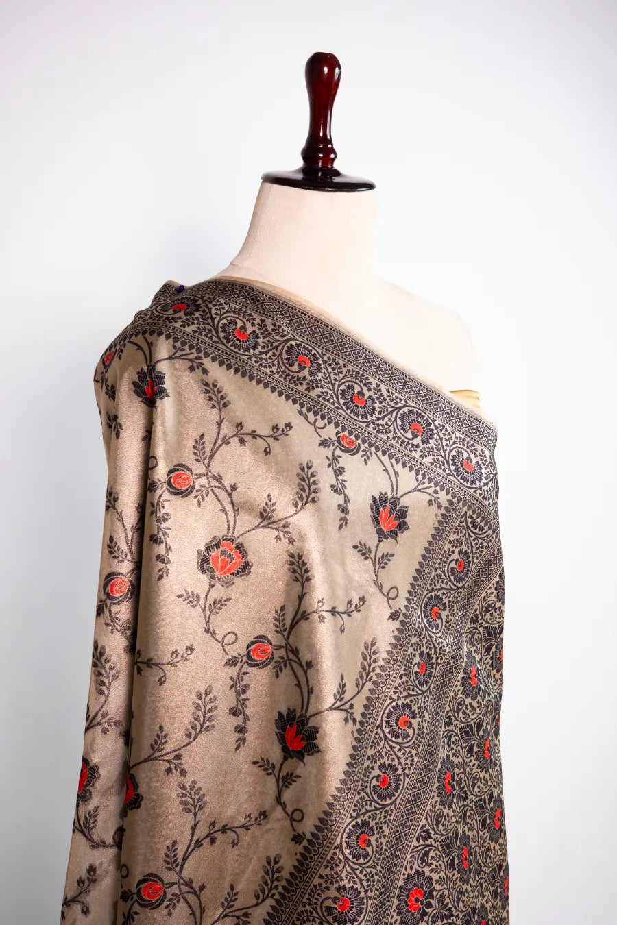 Multi-Color Banarasi Kora Saree