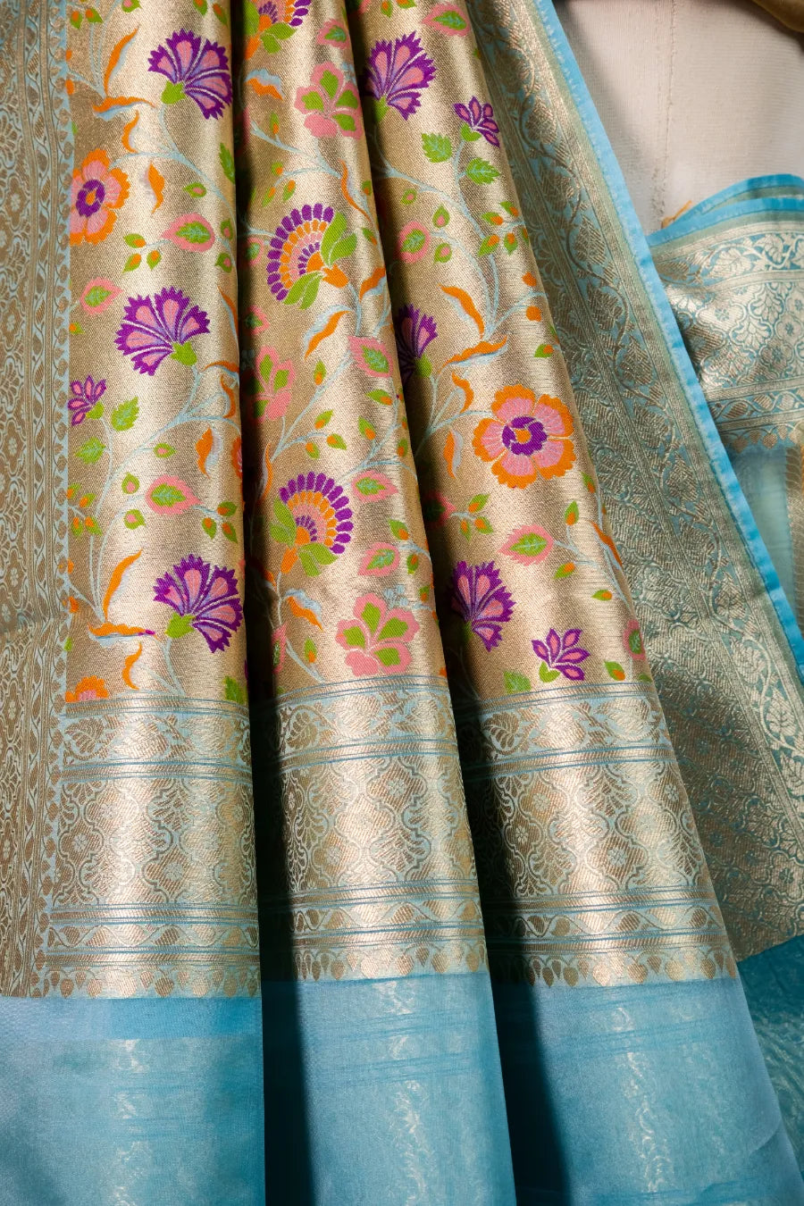 Rangkat Kora Banarasi Silk Saree