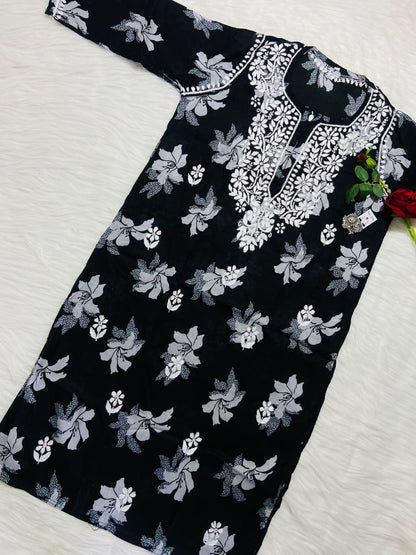 Premium malmal leaf print